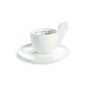 IPERESPRESSO 2008 cup and saucer Illy illy Collection 2003 CRYSTAL by Matteo Thun 